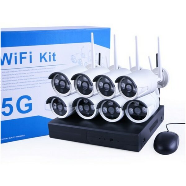 Caméra de surveillance sans fil 8 chaîne