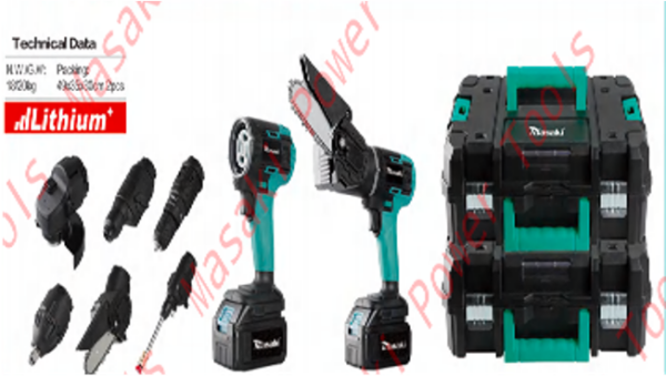 6EN1 OUTILS AVEC BATTERIE/ 6IN1 TOOL SET two battery 36V   5.0AH