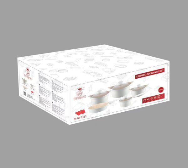 Royal Swiss - 11pcs Die-Casting Cookware Set / Batterie de Cuisine 11pcs