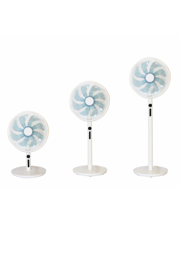 Royal Swiss - Adjustable Fan + Remote Control / Ventilateur sur pied à  hauteur réglable  + télécommande
