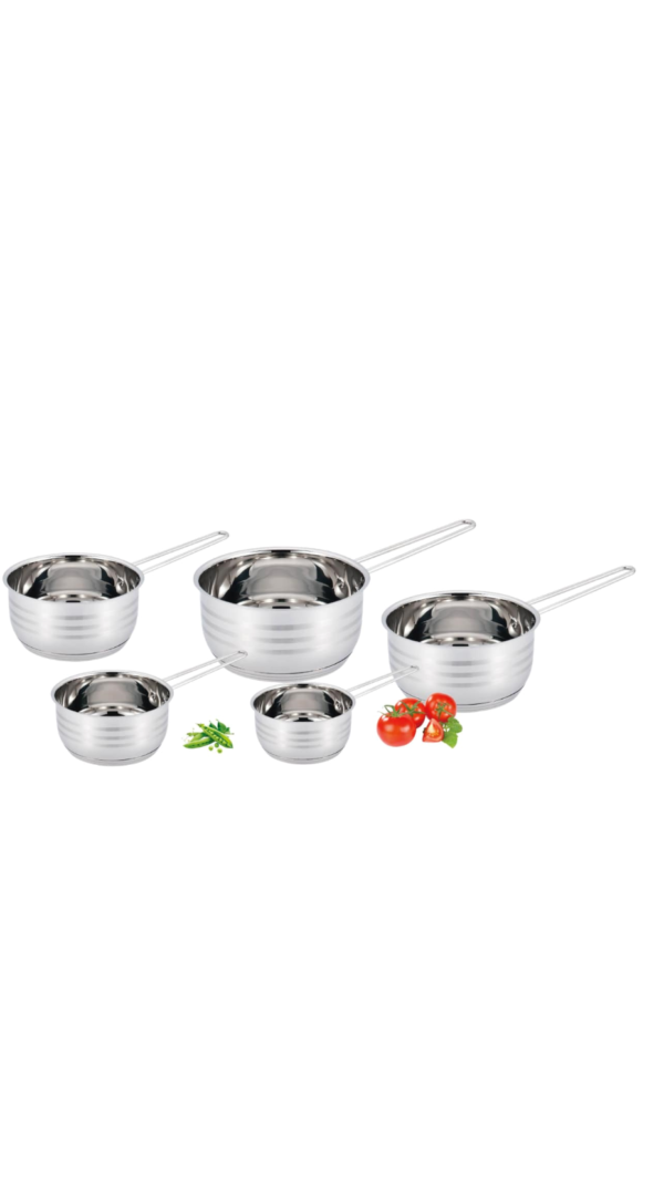 Royal Swiss - Set de 5 casseroles empilable - Sauce pan 5pcs