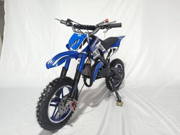 Dirt bike 49cc essence 2 temps - BLEU