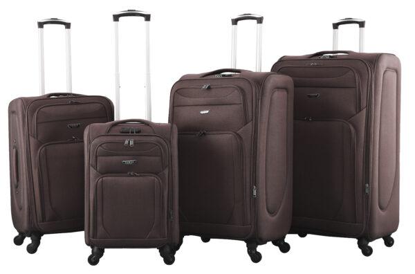 Royal Swiss - Fabric Luggage Set of 4 / Set de 4 Valise en Tissu
