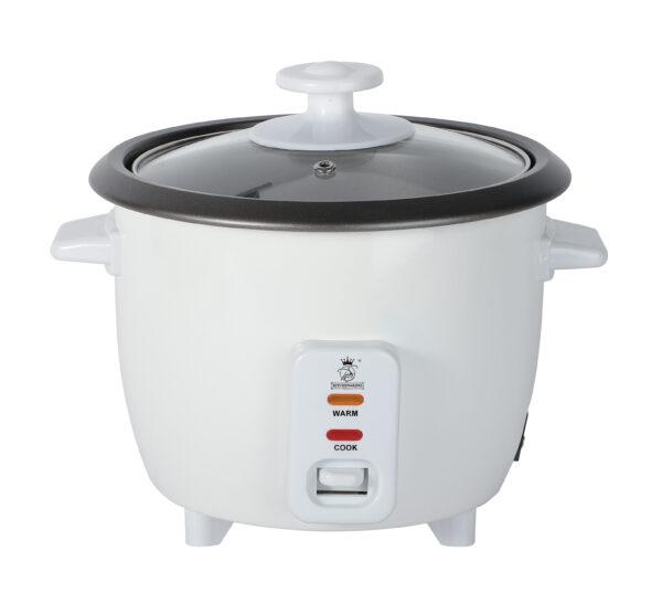 Royal Swiss - 1.5L Rice Cooker with Glass Lid / Cuiseur à Riz 1.5L avec Couvercle en Verre