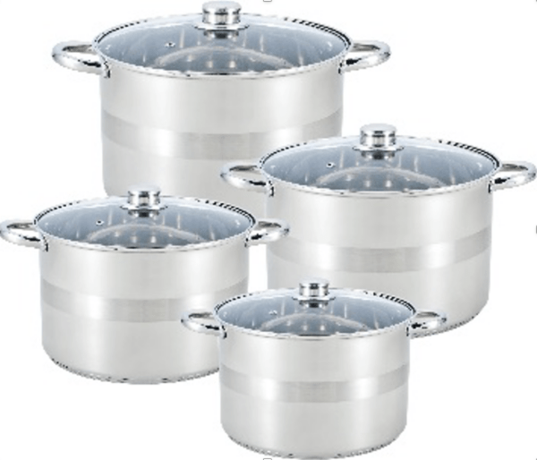 Royal Swiss - Set de 4 marmites en inox - SP8