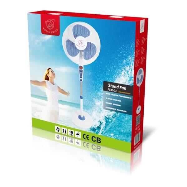 Royal Swiss - 40W Plastic Fan / Ventilateur en plastique 40W