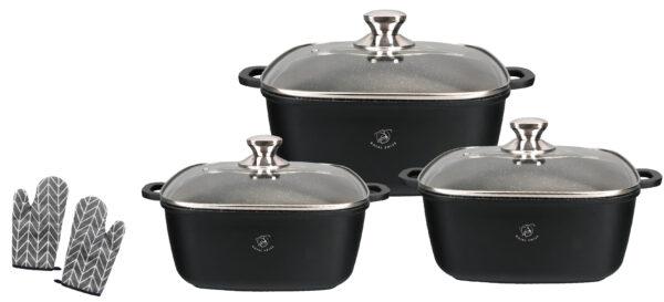 Royal Swiss - 6pcs Square Pan Set / Set de 6pcs Casserole Carré